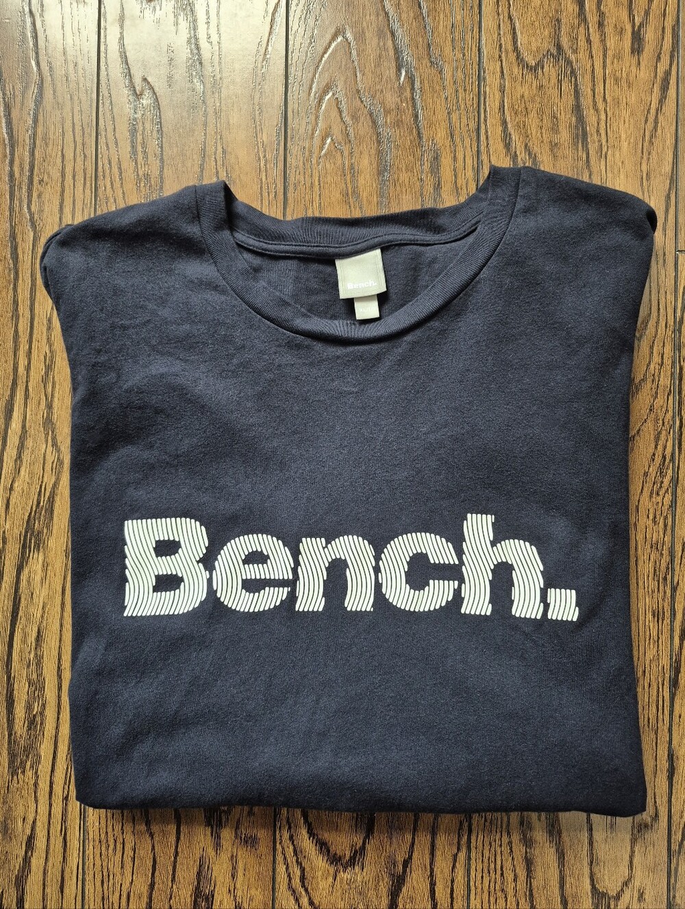 Bench Longsleeve Tee XL - Navy - Crewneck Shirt